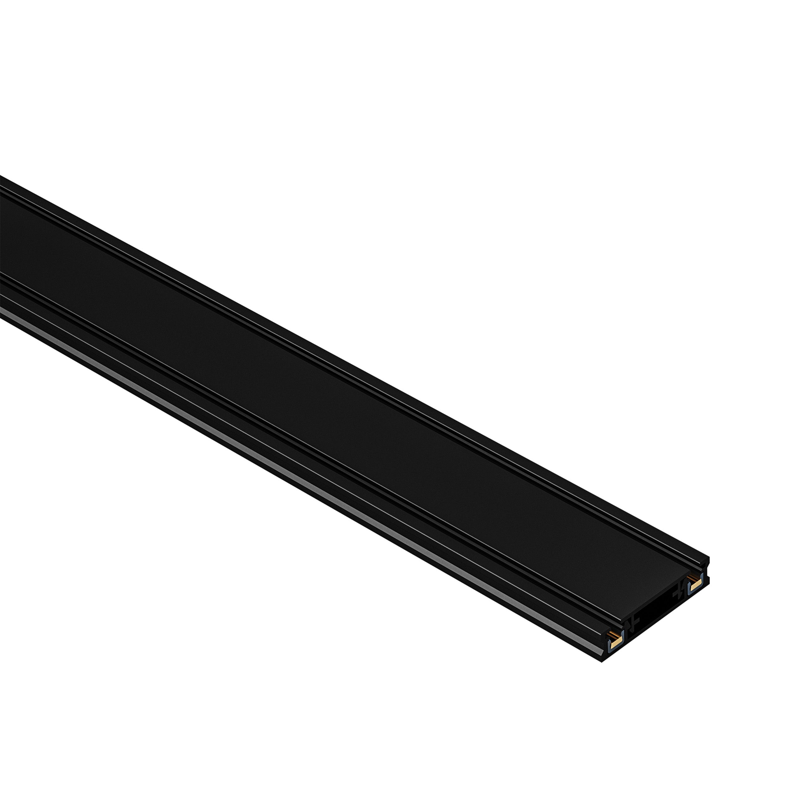 Szynoprzewód Luxo 48V 1m natynkowy IP20 aluminiowy czarny mat tracklight MasterLED