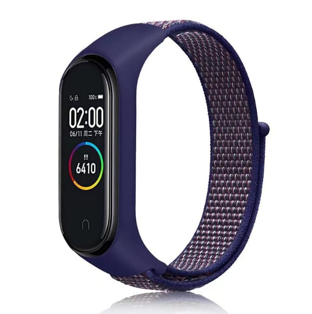 Cinturino per orologio in nylon per Xiaomi Mi Band 3 4 5 6 7 Blue Leroy Merlin