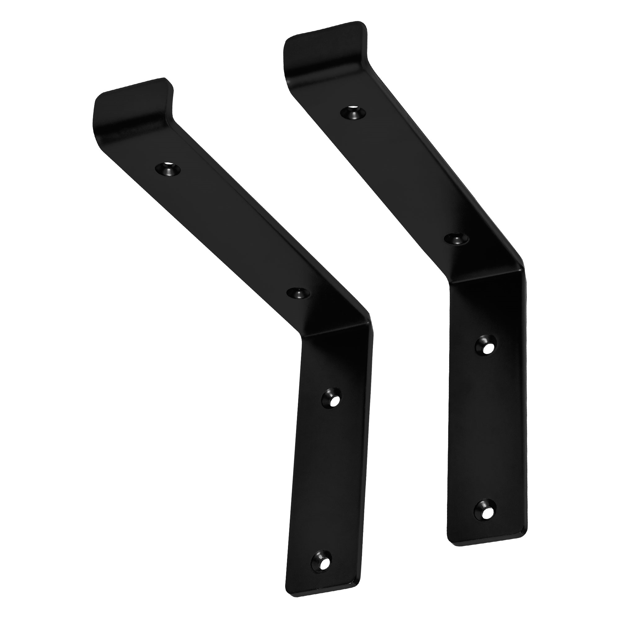 2 Supports D'étagère En Bois Corbel Grand Inachevé - 11 3/4 X 8 1/4 Pouces