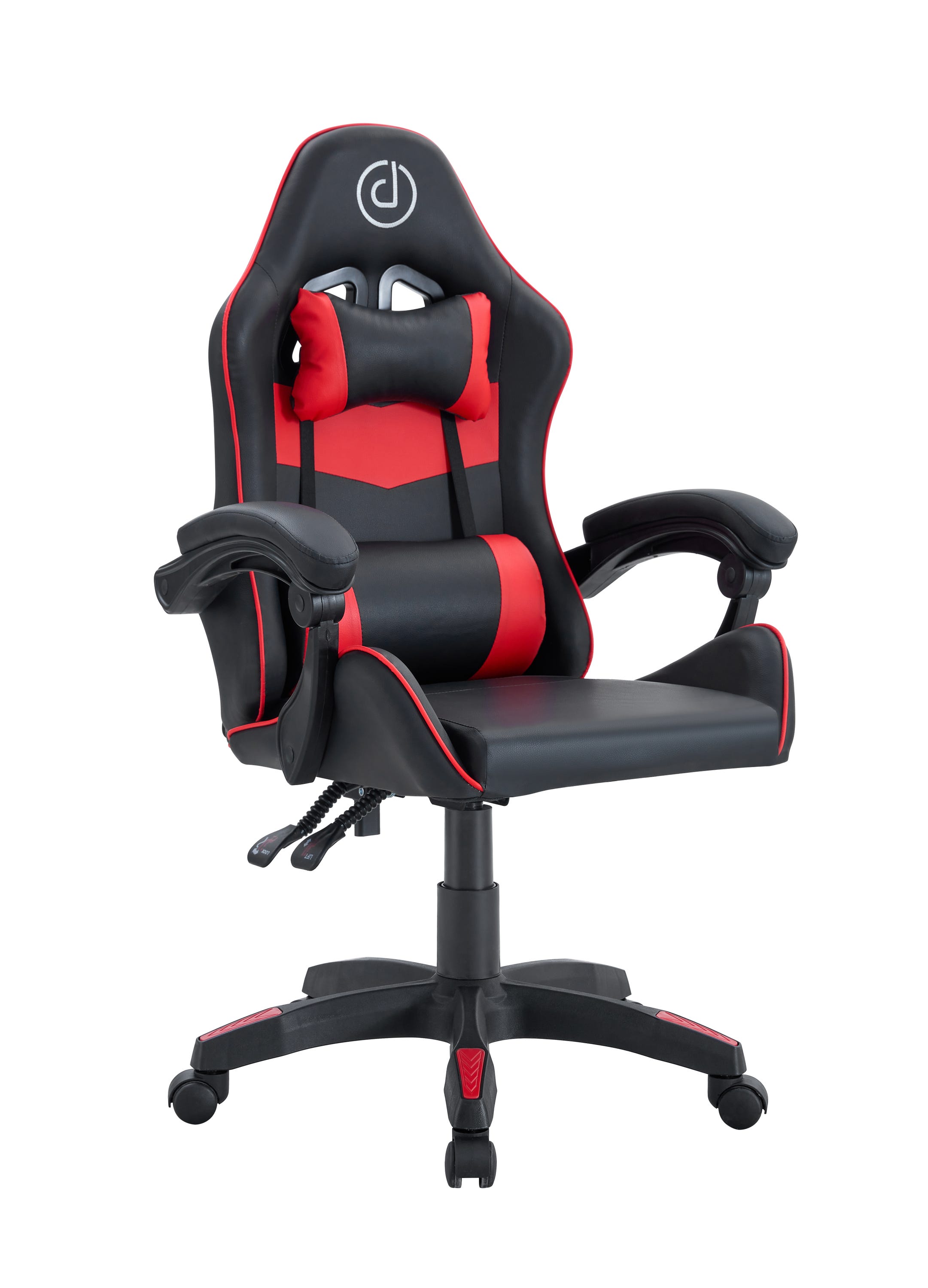 Silla Gaming Ergonómica de Polipiel, Giratorio 360º, Respaldo