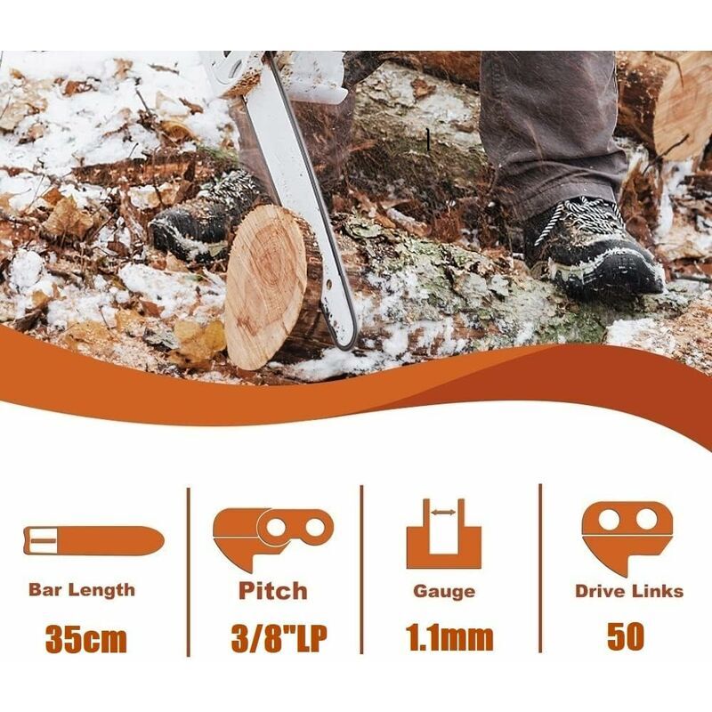 Chaine STIHL modèle 24 - coupe de 50 cm, 81 maillons, pas 0.325, jauge 1,6 (0,063