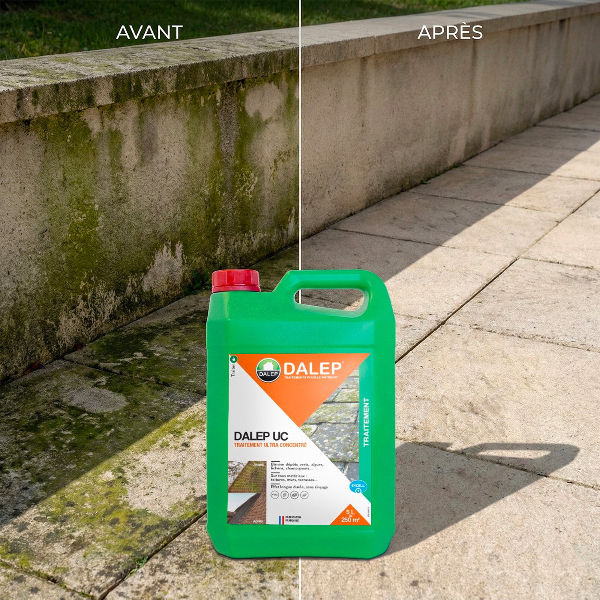 DALEP UC Batimouste Ultra Concentré DALEP Traitement anti-dépots verts 5L - 5