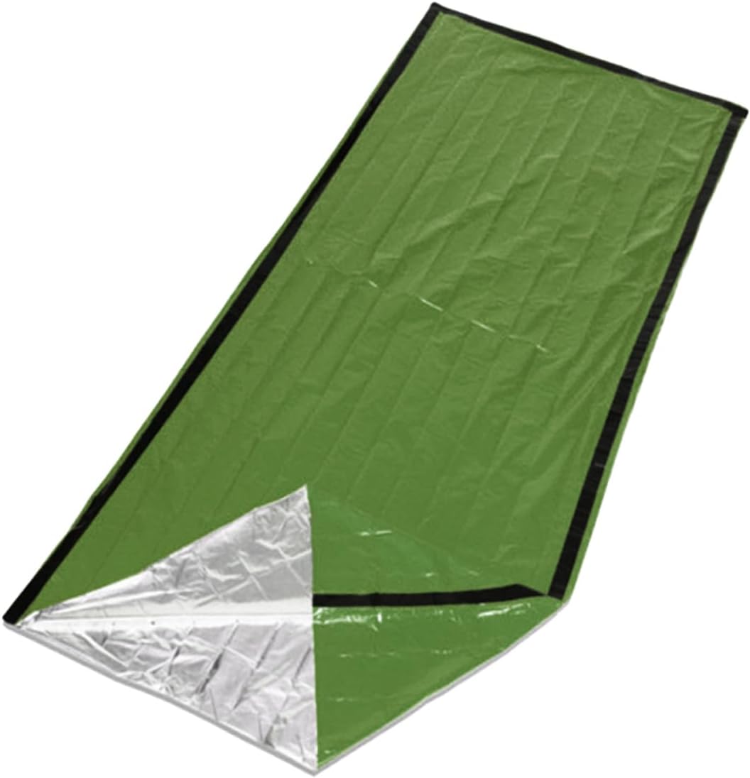 Torba awaryjna, odpowiednia na piesze wędrówki i kemping, 210*90 cm, zielona
