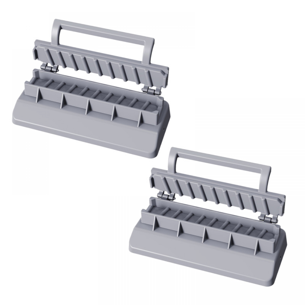 Urządzenie do grillowania, prasa do grilla, ręczne przybory do grillowania, praktyczne, odpowiednie do grillowania szaszłyków, 2 sztuki