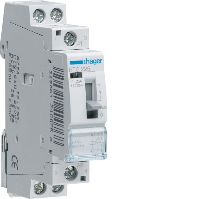 Contact J-N 25A, 2F, 230V - ETC225 - 3