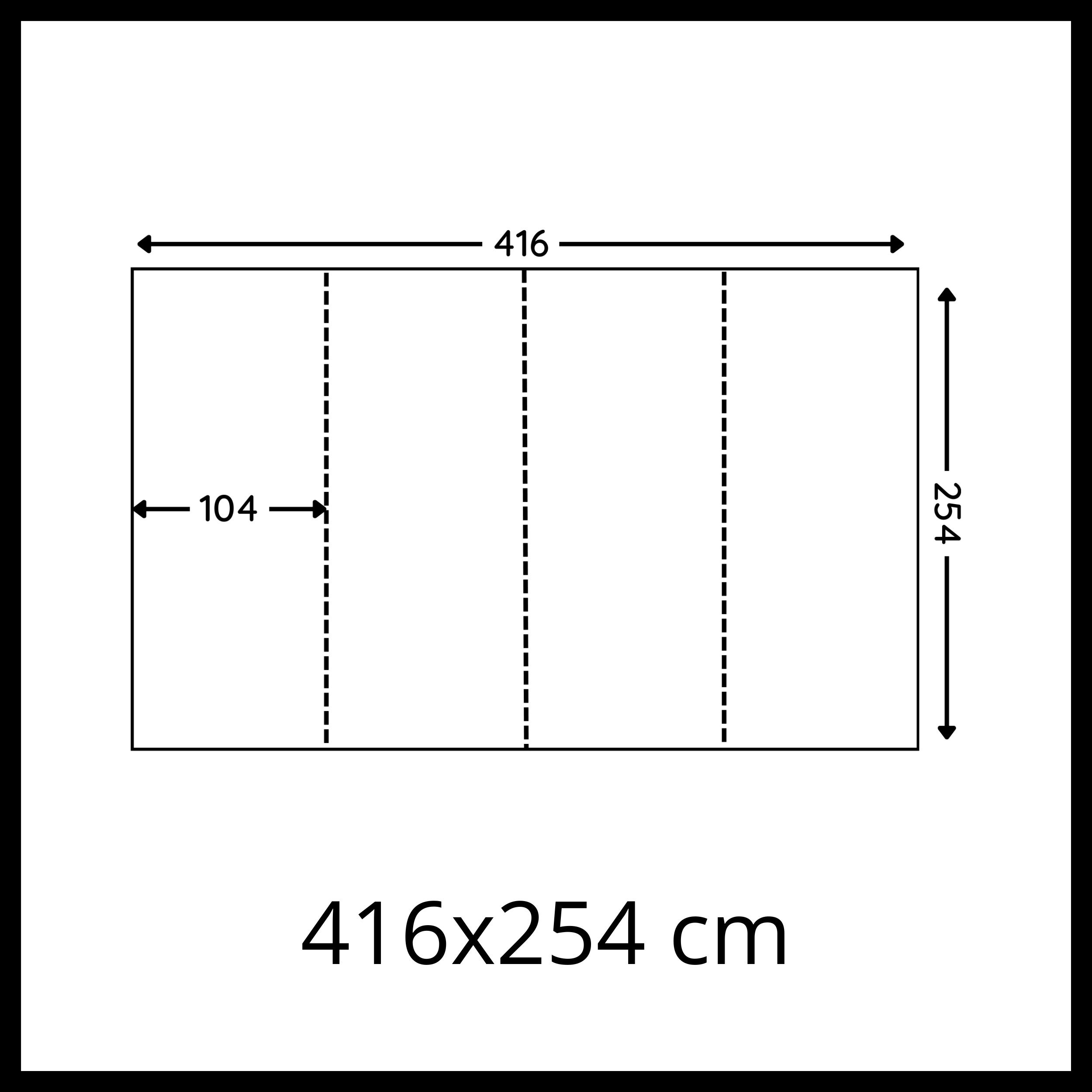 Papier Peint Intissé Panoramique Forêt Brouillard Vert Nature Paysage 416x254 cm - Colle Inclus - Chambre et Salon Cuisine Entrée - 3