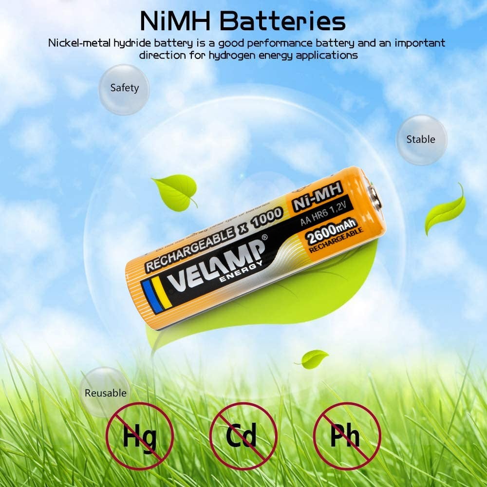 4 piles rechargeables ni-mh aaa1000 mAh - 3