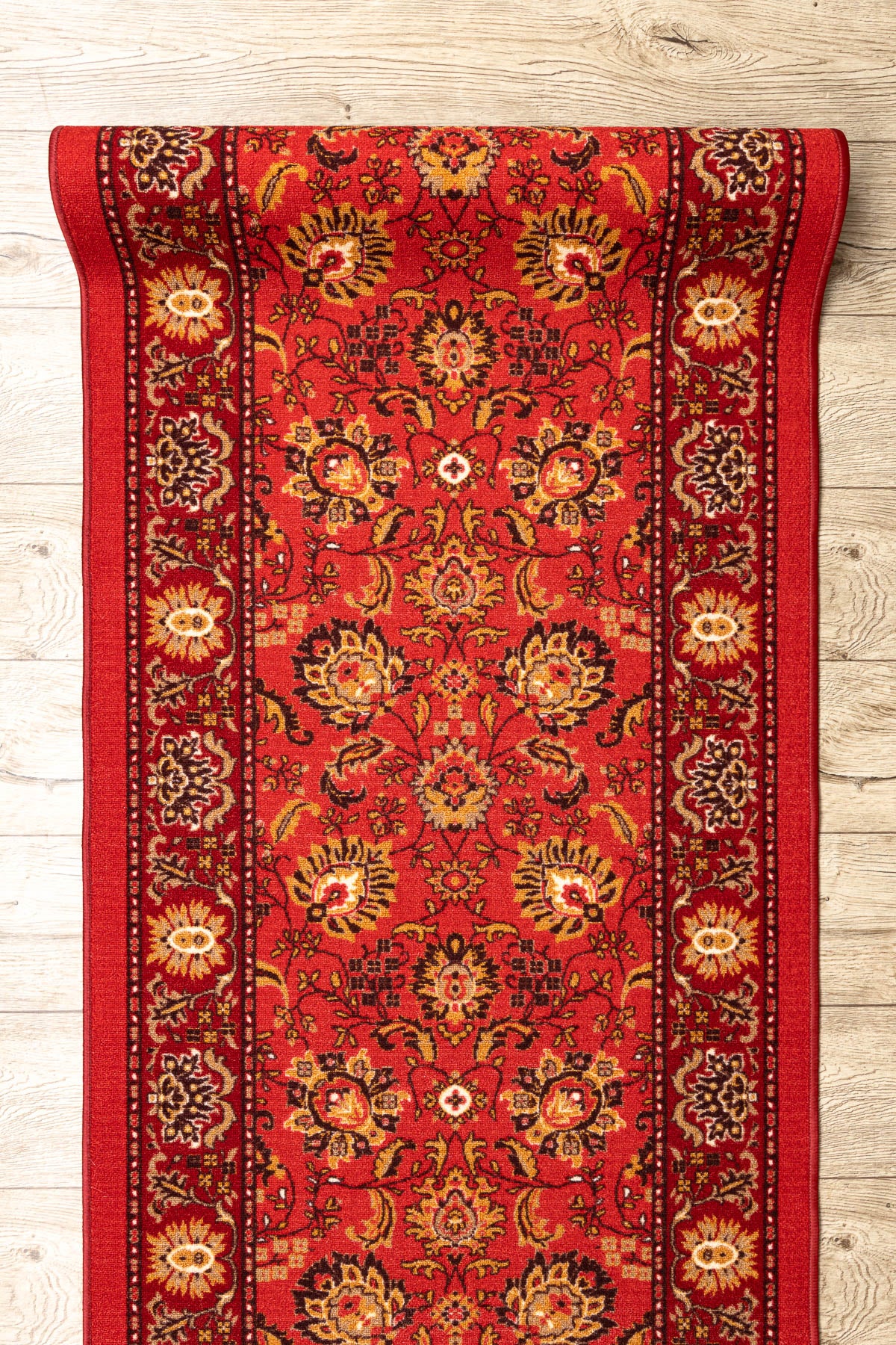 Passatoia antiscivolo TRADYCJA Tradizione rossa gomma 110cm 110x130 cm - 5