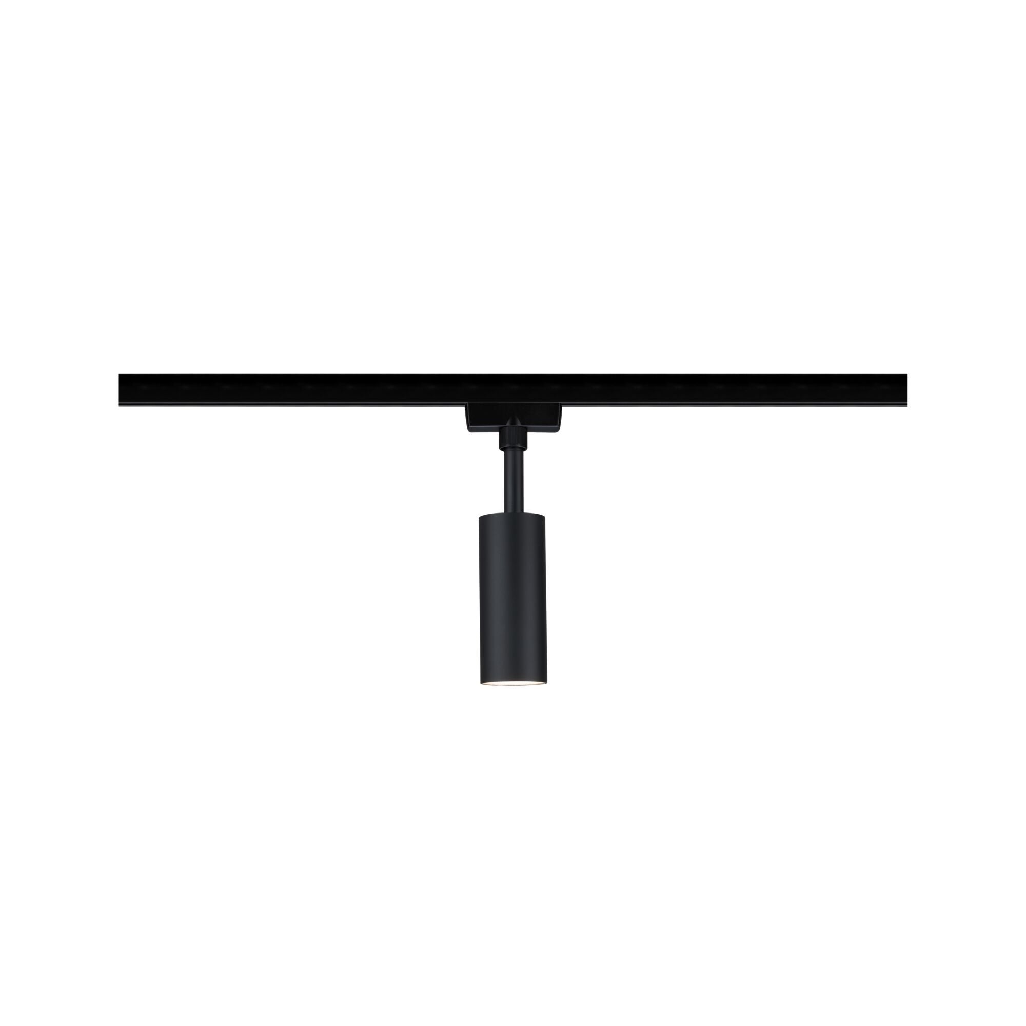 URail Spot sur rail 3-Step-Dim Tubo Spot individuel 190lm 4W 3000K gradable 230V Noir mat - 3