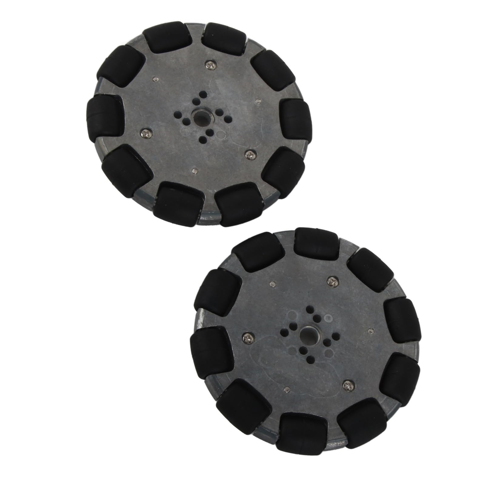 Lot 2 Roues 110 Mm En PU Avec Roulements ABEC-9 – Noires