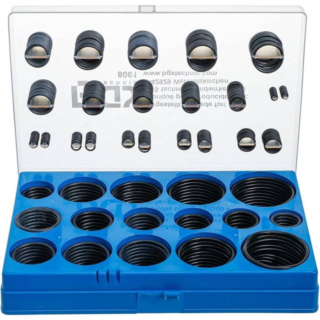 Assortiment de Joints Toriques 419 pcs - En Pouce - Polyuréthane Résistant - Étanchéité Fiable et Durable - D-Work