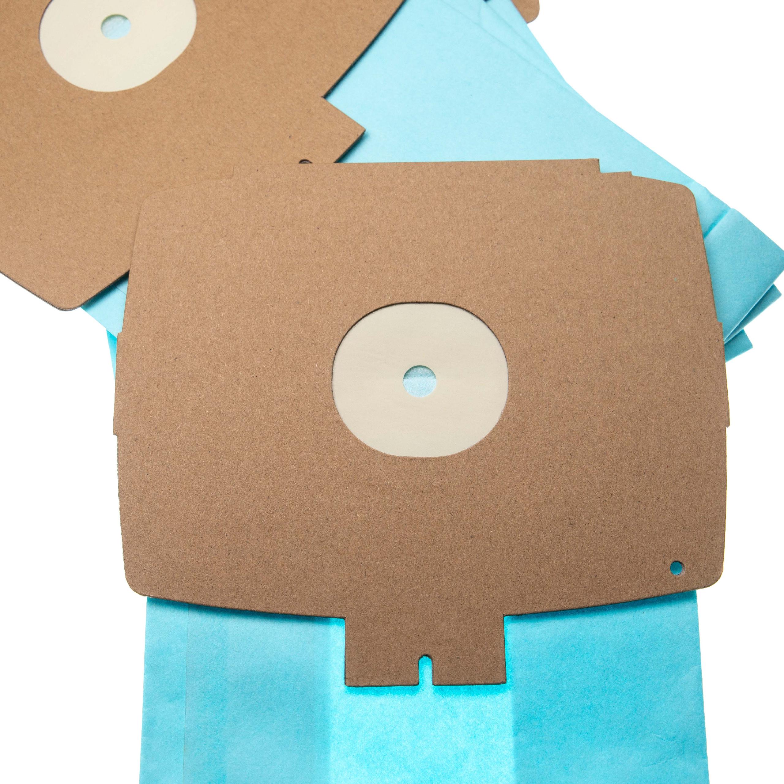 vhbw 20x Sacs remplacement pour Filterclean E 8 / E8 pour aspirateur - 26,1cm x 15,05cm bleu clair - 4