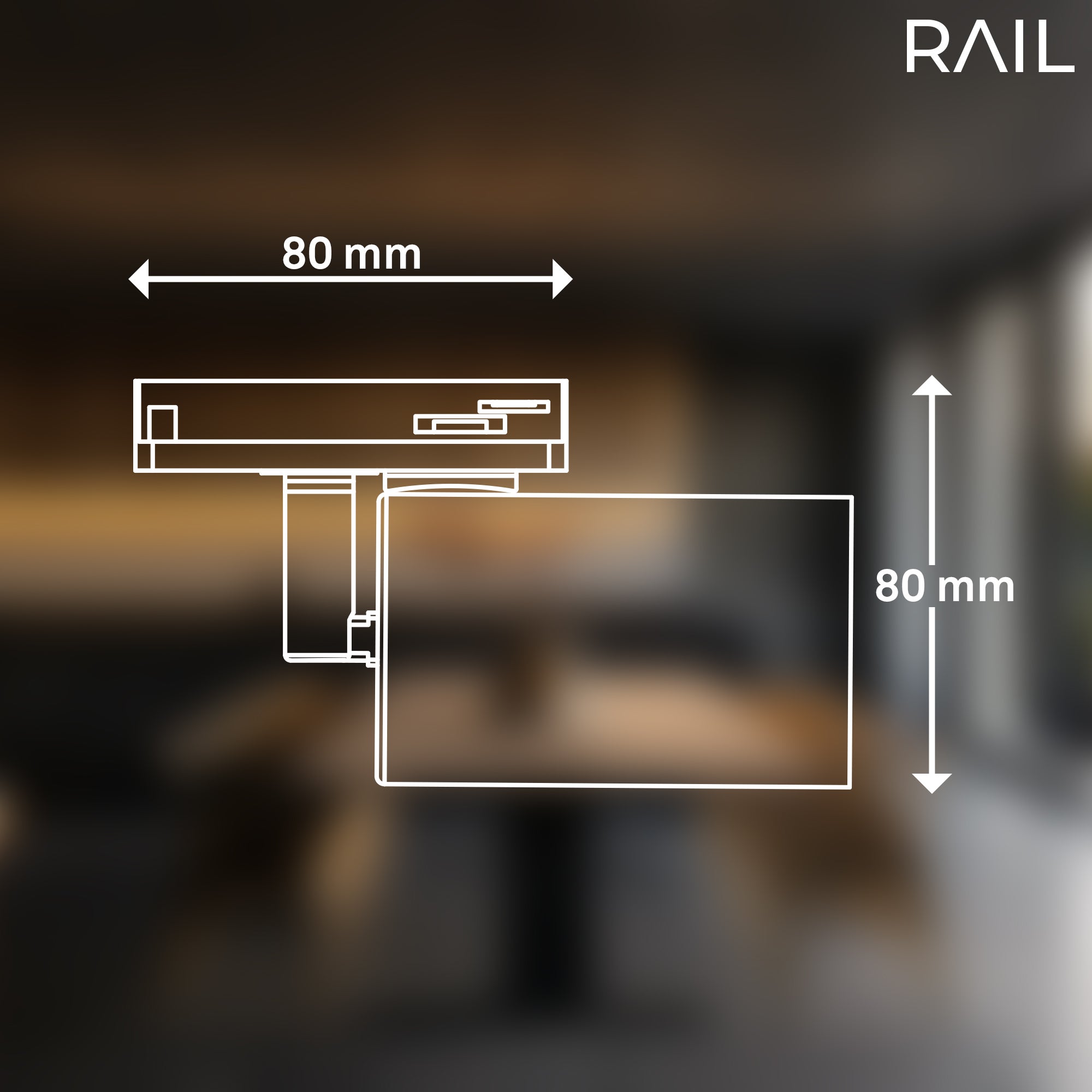 Faretto Per Binari Rail Metallo Nero Opaco 1 Luce Gu10 - 9