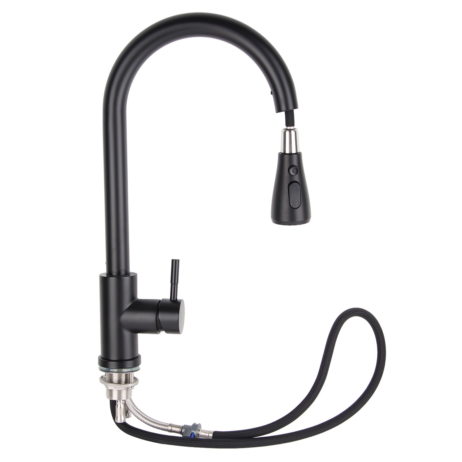 Robinet Cuisine Noir Avec Douchette,Robinet Evier De Cuisine Avec Bec