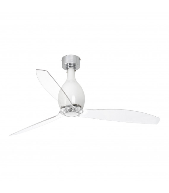 Gmbh Ventilatore Da Soffitto Potkuri, Ottone Satinato / Bianco, 132 Cm