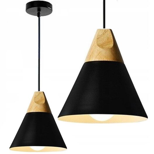 Lampa Sufitowa Wisząca Toolight App054-1Cp Scandi A Czarny