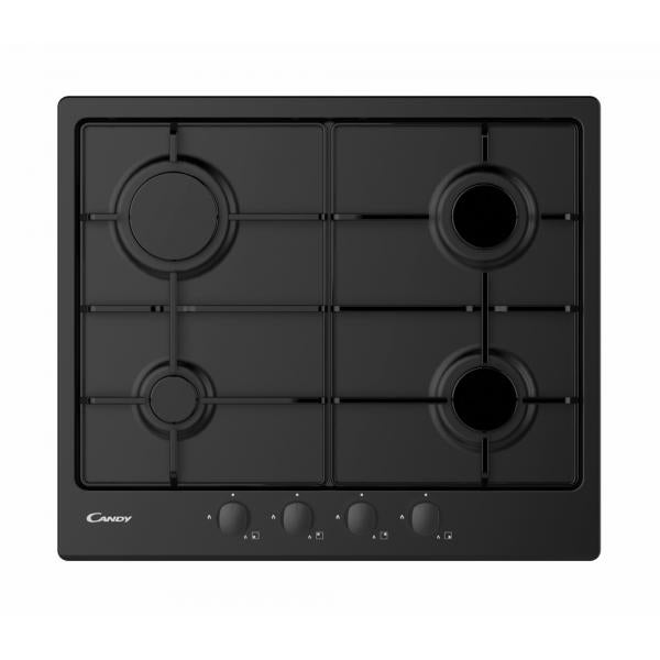Candy Idea CHW6BRBB Plaque de cuisson à gaz encastrable 4 feux Noir - 6