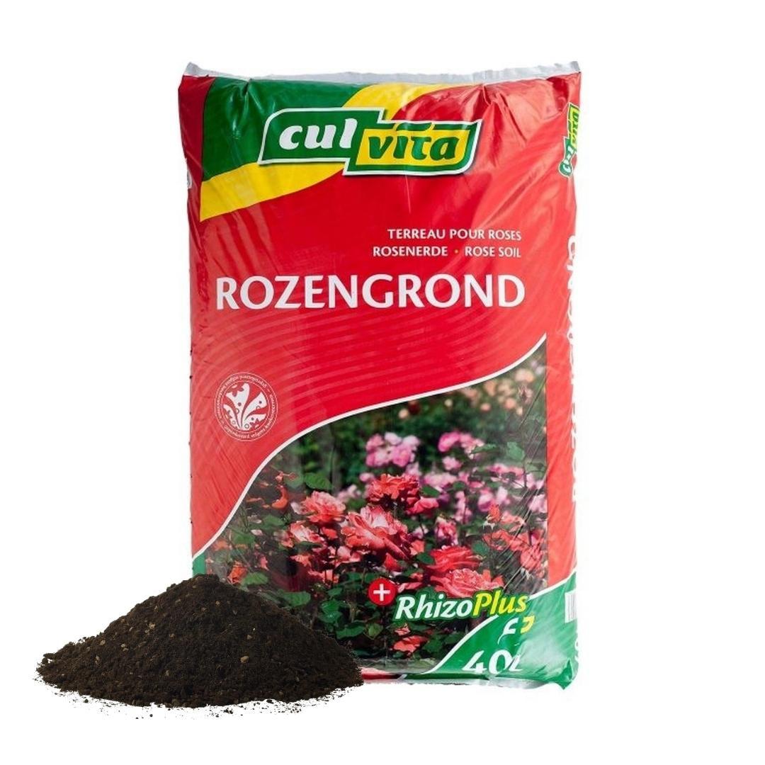 Ziemia do róż Culvita 40L – wzbogacona RhizoPlus – bogata w składniki odżywcze ziemia do róż – MOSELOTA