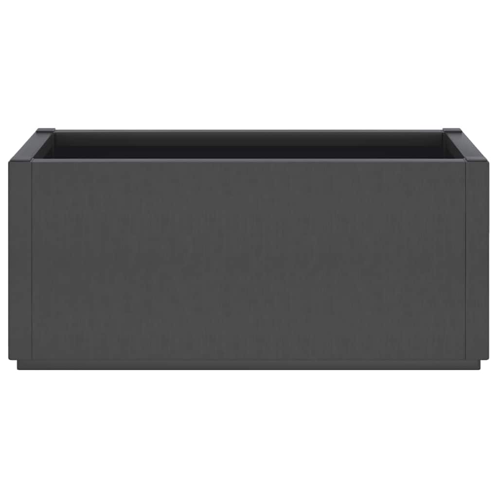 vidaXL Fioriera da Giardino Grigio Scuro 80x36x35 cm in PP - 4