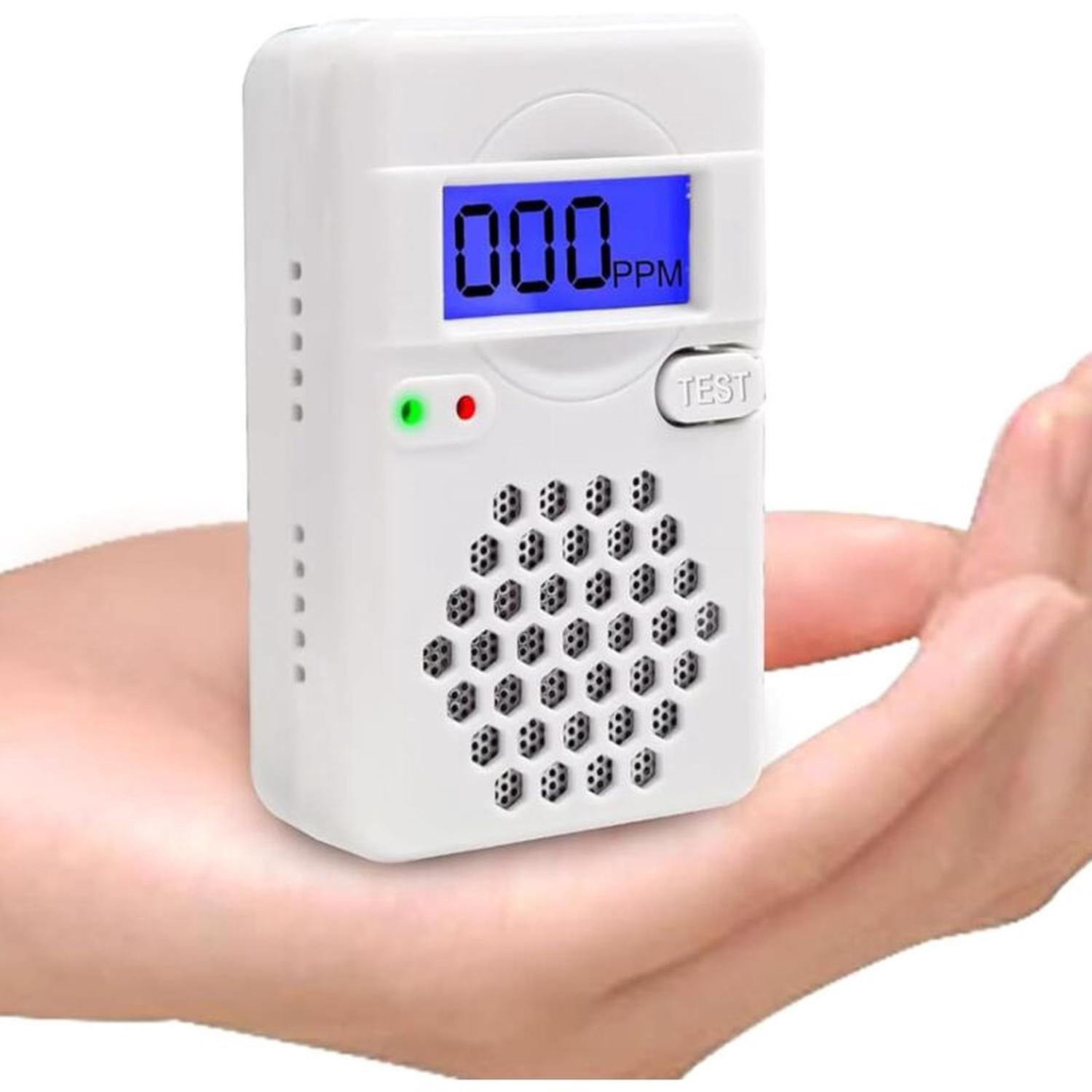 SECAIR Détecteur Monoxyde De Carbone 10 Ans - Écran LCD, Portable, Certifié EN50291