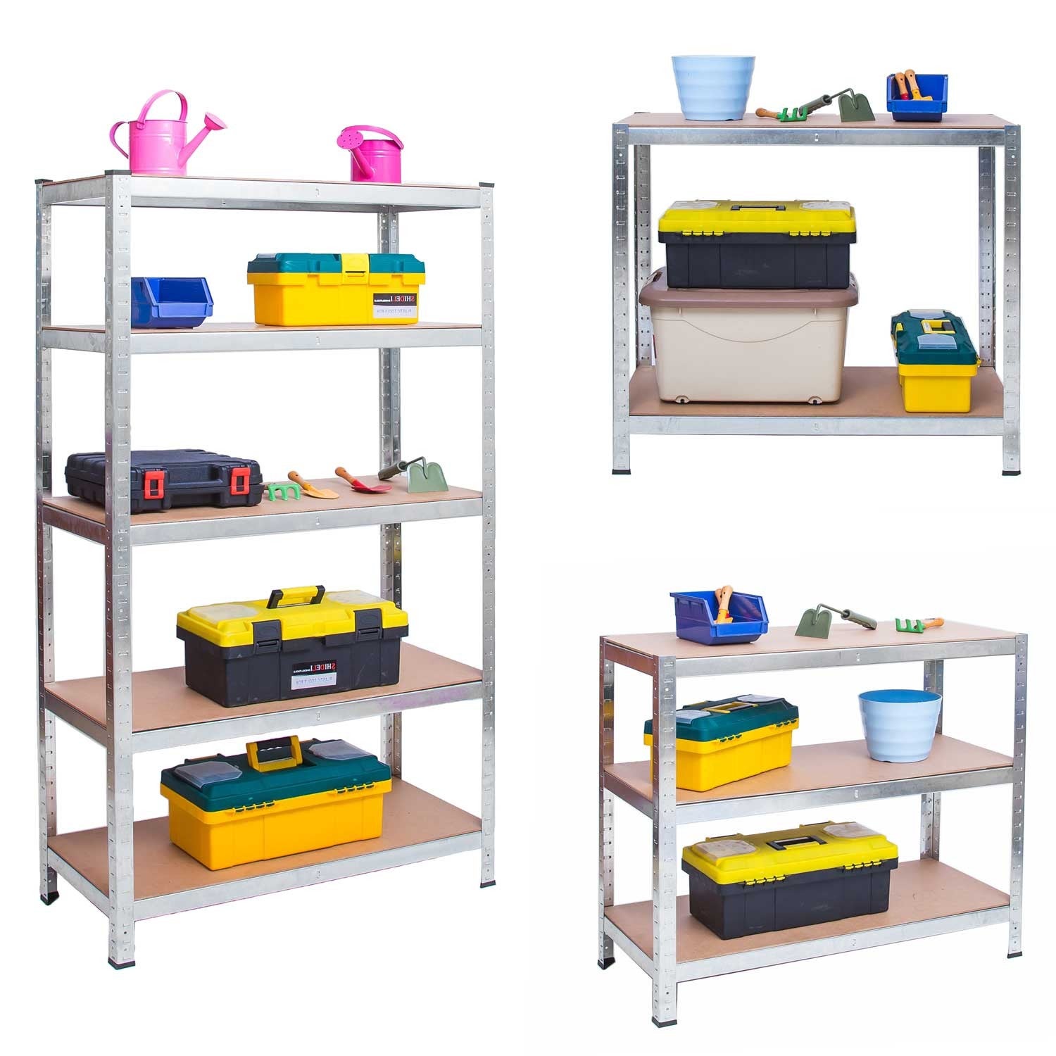 Étagère Métallique Renforcée Humberg 180x90x40 cm pour Rangement - 9
