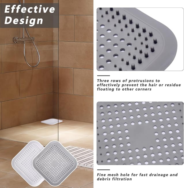 2 Pezzi Di Protezione Per Scarico In Silicone, Filtro Per Lavandino Con Ventosa Per Capelli In Vasca Da Bagno Doccia Scarico Cucina Bagno Lavanderia 92080430 2 Pezzi Di Protezione Per Scarico In Silicone, Filtro Per Lavandino Con Ventosa Per Capelli In Vasca Da Bagno Doccia Scarico Cucina Bagno Lavanderia 92080430