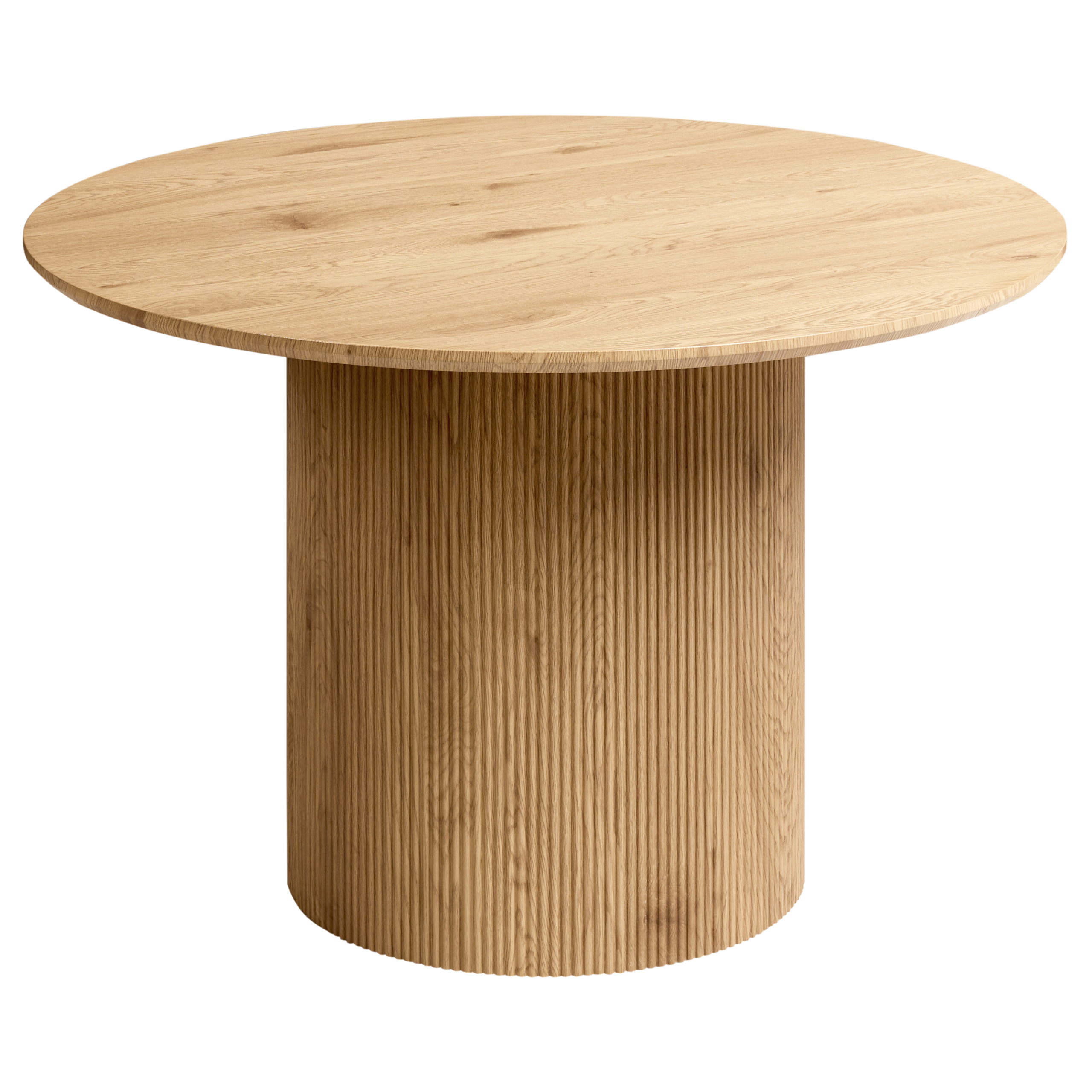 Beliani Mesa De Comedor Sheho 120 Cm 120 Cm Marrón/Claro , Leroy Merlin