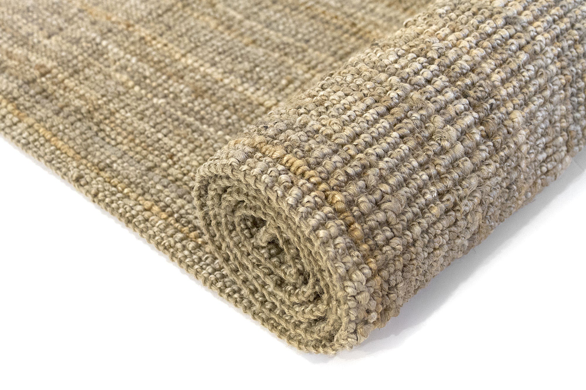 Hamid - Tapis en jute bouclé naturel 150x80 cm - Tapis naturel pour salon, chambre et salle familiale - 7