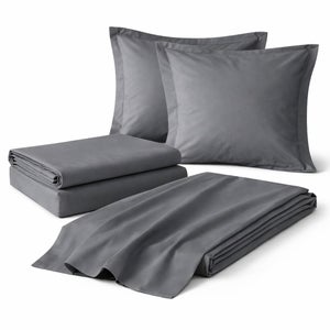 Drap housse Percale de Coton 120 fils/cm² - Rayure Velours