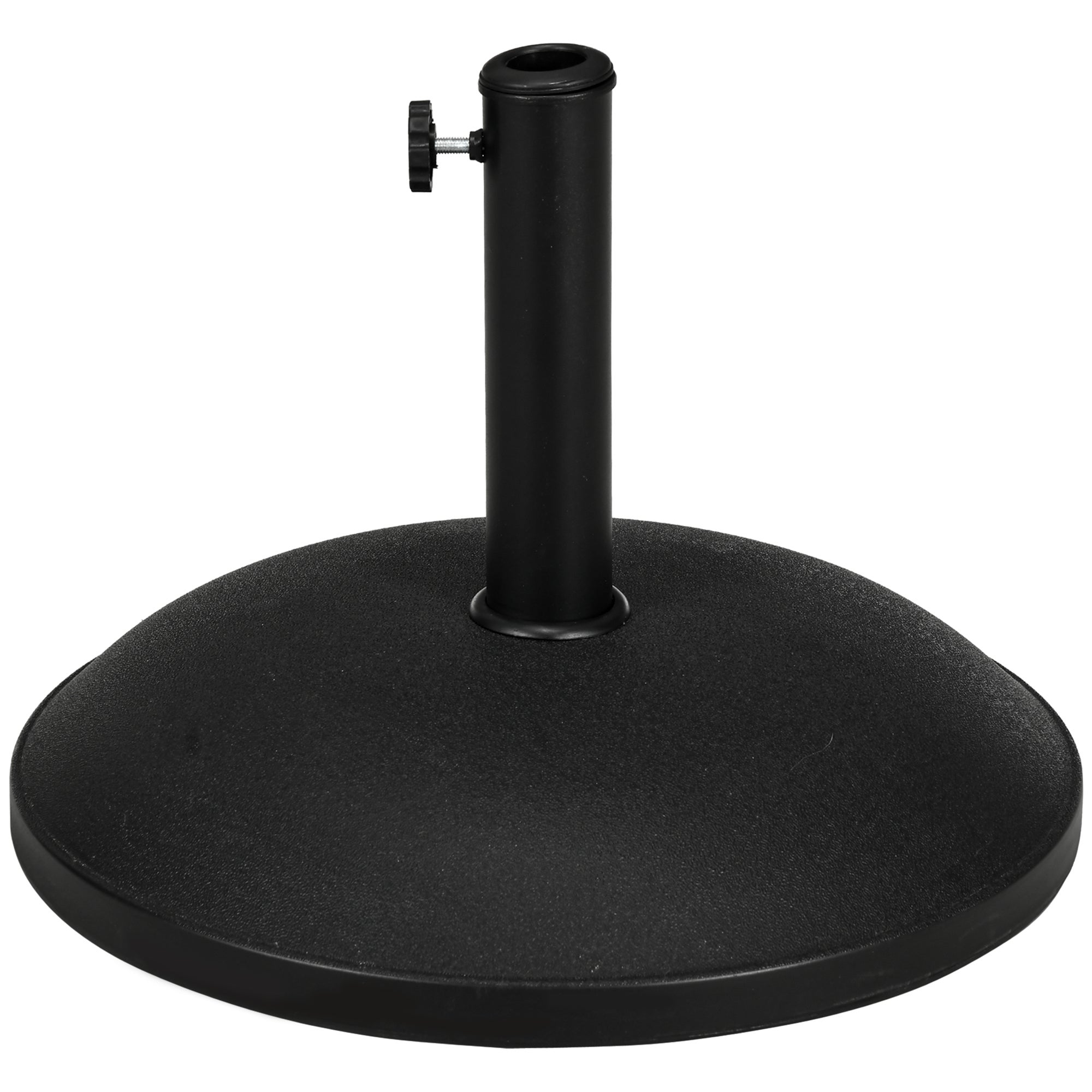 Outsunny Baza Umbrela 35–48 mm – Neagra | Aosom Romania