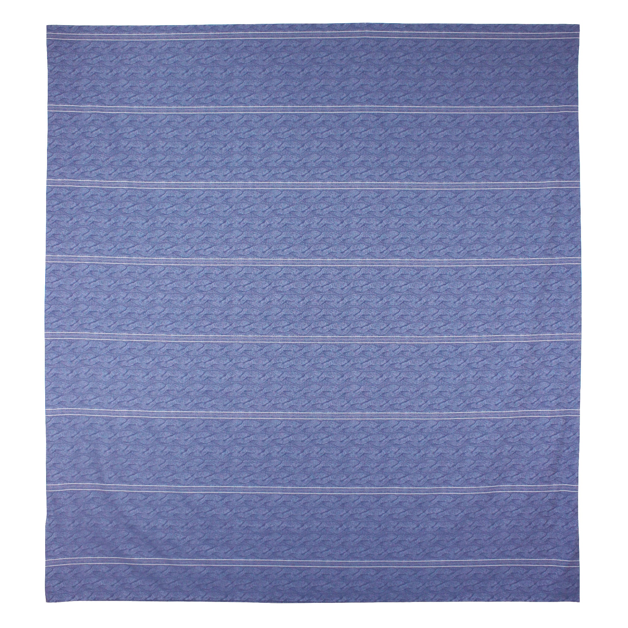 Housse de couette 260x240 cm Satin de coton VENDOME Bleu foncé - 4