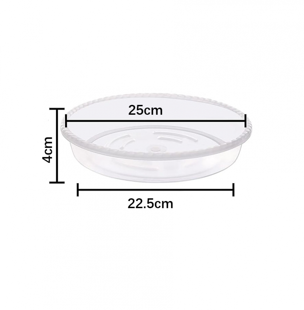 16 Soucoupes Pots De Fleurs Rouges – Lot De 16 Coupelles Rondes En Plastique Robuste Avec 18 Étiquettes Cadeau Pour Plantes D'Intérieur Et Extérieur