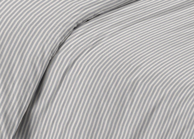 Set da letto con copripiumino per letto king size e federa in raso di cotone grigio Forme Set da letto con copripiumino per letto king size e federa in raso di cotone grigio Forme