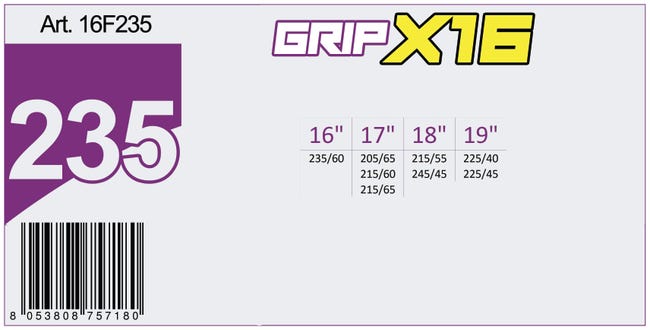 Catene Da Neve POWER GRIP 12mm - Omologate TÜV - Tensione Auto-bloccante - Per Pneumatici 225/80R15 A 285/30R20 - Foto 5