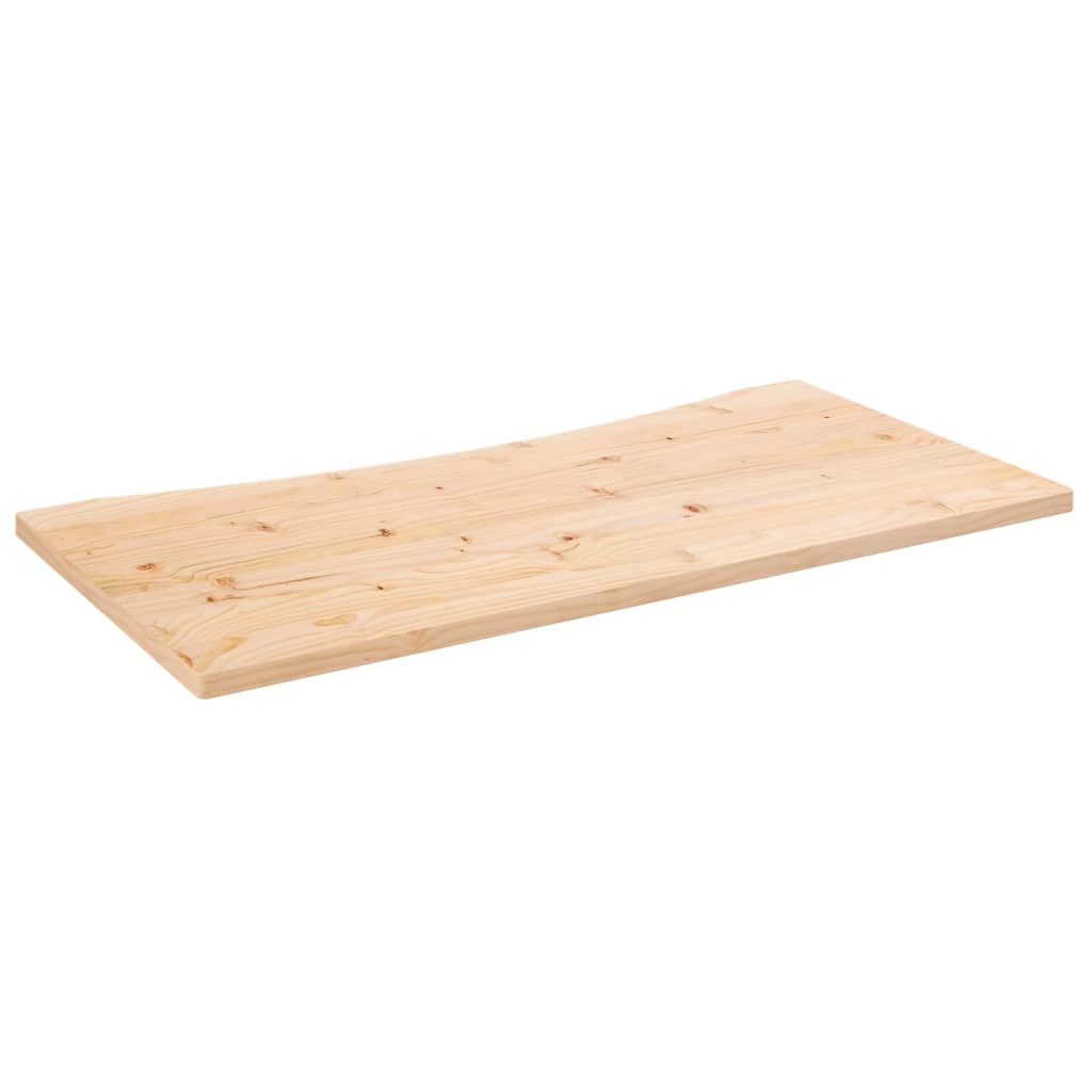 Tablero de escritorio | tablero de mesa | superficie de mesa madera maciza de pino 110x60x2,5 cm cfw29722