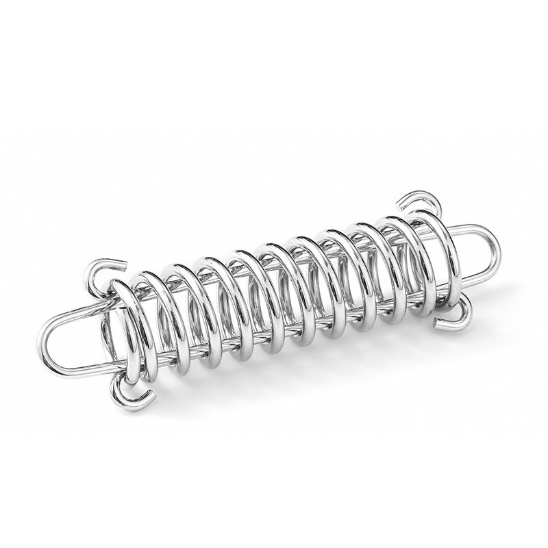 Fixation d'auvent à Tension à ressort avec boucle, fixation de voile d'ombrage, accessoires en acier inoxydable pour auvent de tente de Camping, 4 piè - 2