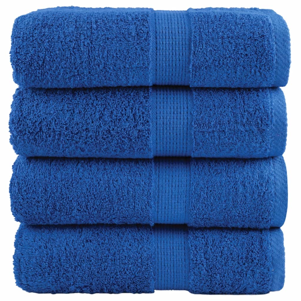 Ręczniki toaletowe Premium, SOLUND 4 szt. niebieskie 30x30cm 600 g/m² vidaXL