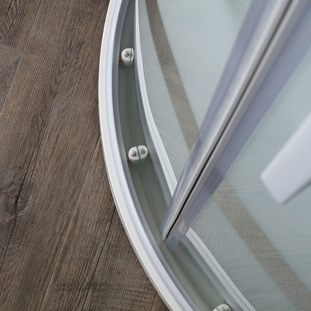 Box semicircolare per doccia 80 cm cristallo serigrafato | Venere - 6