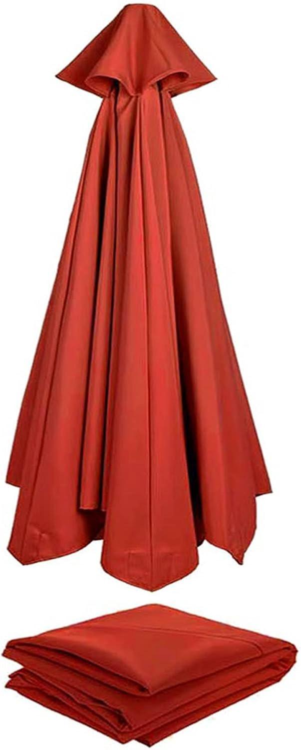 Zamienny parasol ogrodowy, pokrowiec z tkaniny na patio, do ogrodu, na basen, wysięgnikowy, 6 ramion