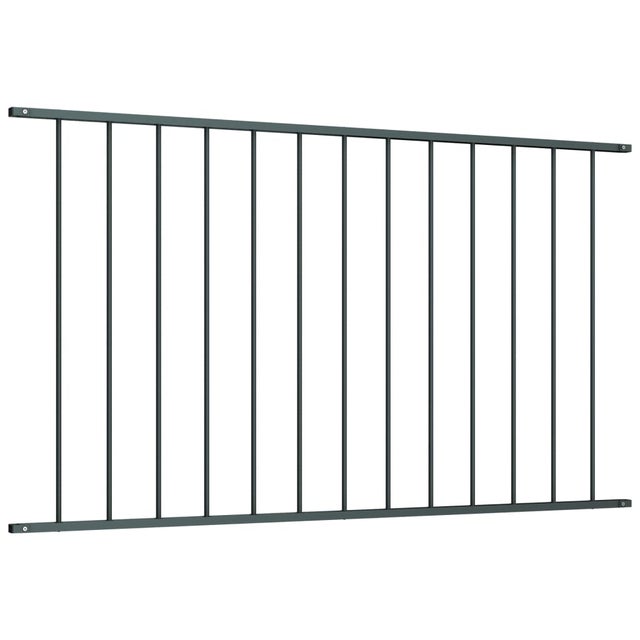 Pannello di recinzione in acciaio verniciato a polvere grigio antracite 1,7x1 m - COMFORTXL