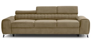 Canapé-lit Pliable Xbro 2 En 1 - Velours Côtelé - De 85x85 Cm (canapé) à 170x85 Cm (lit) - Gris Foncé