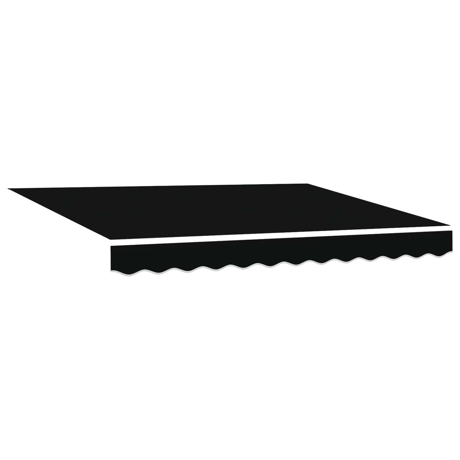 Toldo Retrátil Manual Preto 300x250 cm - Sombra Elegante para Espaços Externos - 4