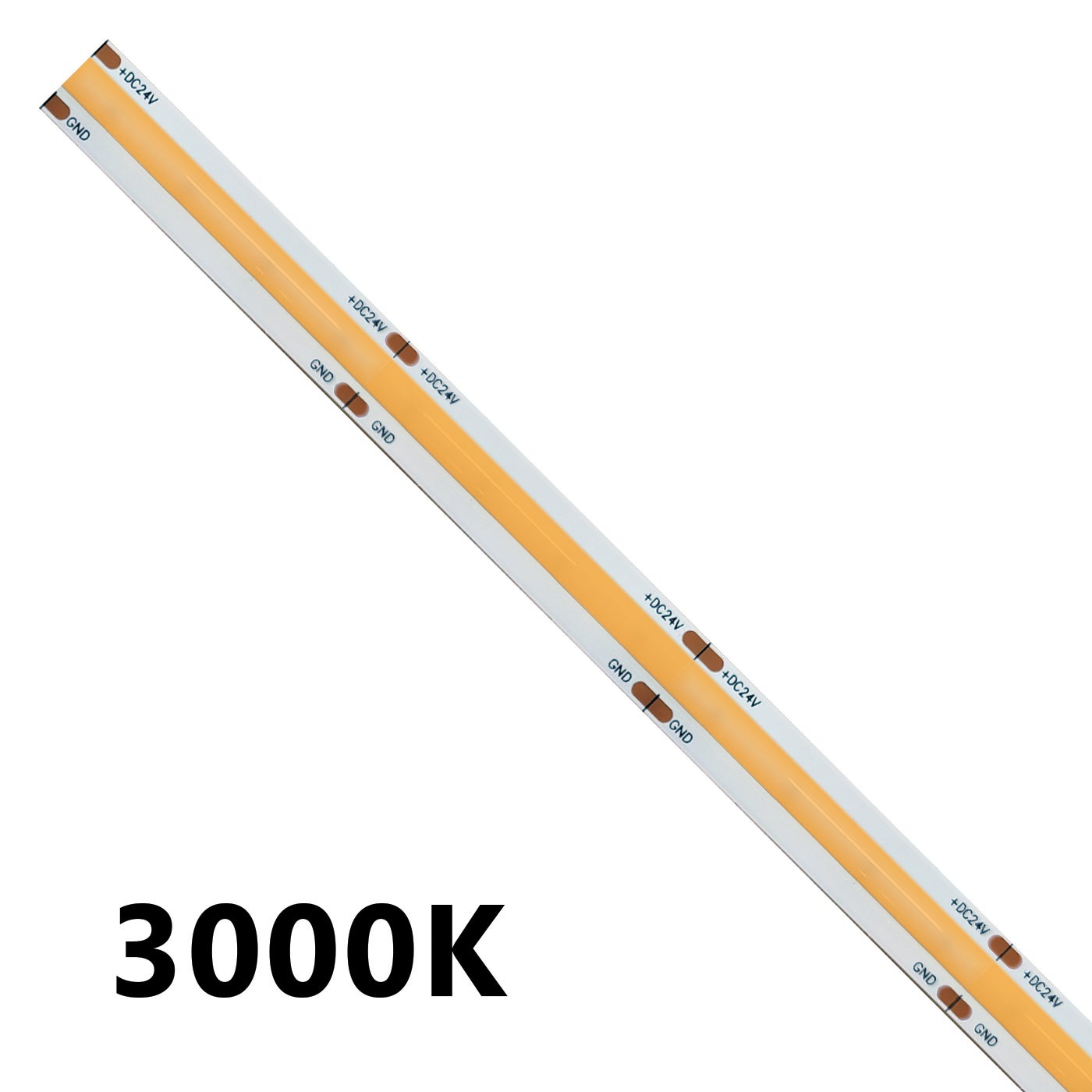Taśma LED 5m COB IP20 Jednokolorowa 15W/MT 24V - 3000K