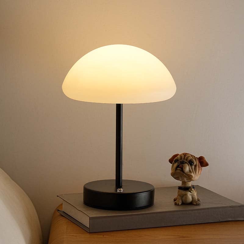 Akumulatorowa lampka grzybek LED światła ciepłe białe ciepłe białe przenośna lampka nocna do sypialni salonu ogrodu praktyczna i dekoracyjna