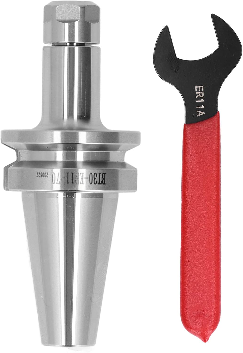 Narzędzie do obróbki CNC Uchwyt narzędziowy CNC 0,005 mm Centrum obróbcze o wysokiej precyzji Trzpień frezarski BT30‑ER11‑70 z kluczem