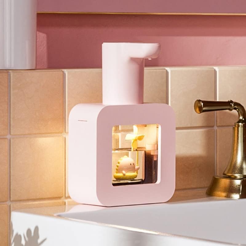 Distributeur De Savon Automatique pour Enfants - Distributeur De Savon Automatique sans Contact - Savon en Mousse Intelligent (Petit Dinosaure Rose) - 4