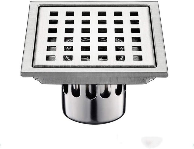 Bonde De Douche Anti-odeur Acier Inox 304 - Pour Trou 33-39mm