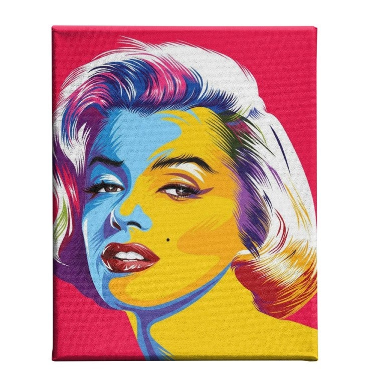 Affiche encadrée Andy Warhol : Marilyn, Hot Pink 1964 30 x 30 cm Affiche encadrée Andy Warhol : Marilyn, Hot Pink 1964 30 x 30 cm