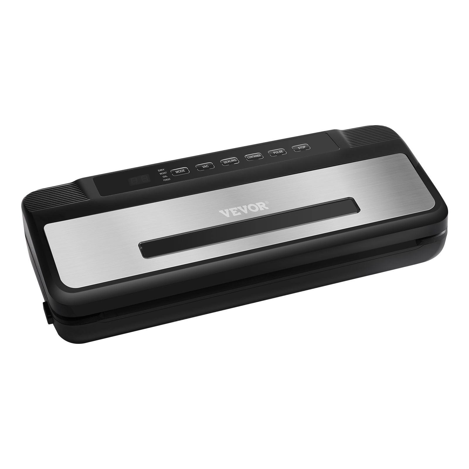 Machine Sous Vide Alimentaire 120W,VEVOR Emballage Sous Vide 80kPa,Appareil Scellage Automatique Multifonction 7 en 1,Coupeur Intégré,10 Sacs - 9