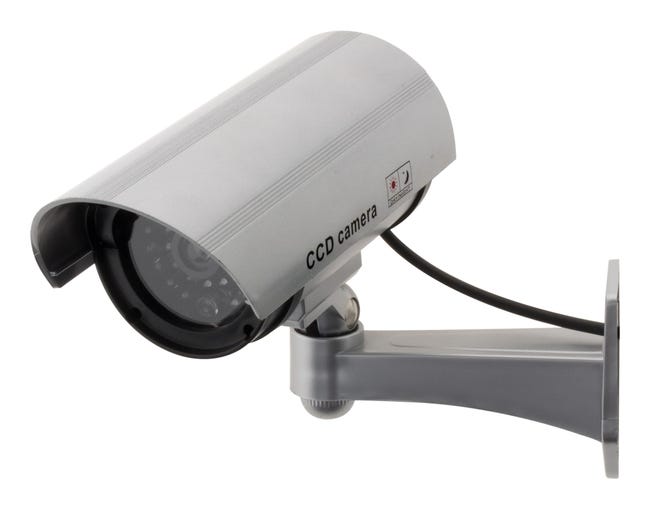 Sistema De Vigilancia Cctv De Cámara Ficticia Con Led Simulados